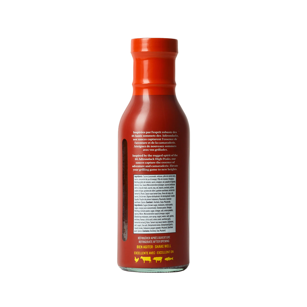 46 Peaks rum bbq sauce (back)