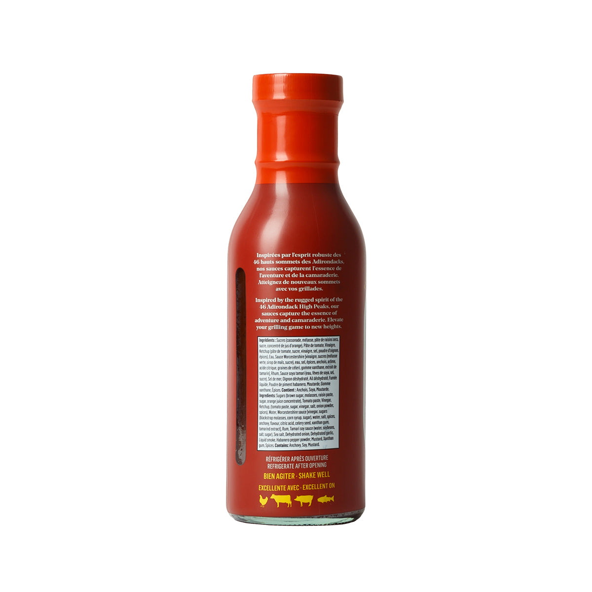 46 Peaks rum bbq sauce (back)